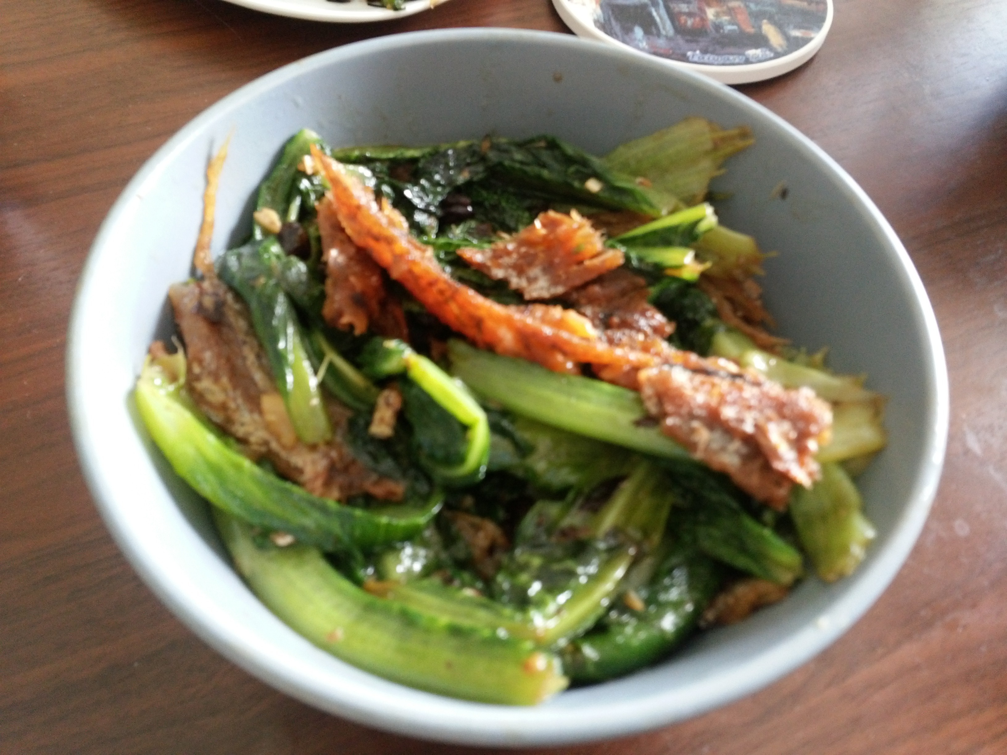 豆豉鲮鱼油麦菜