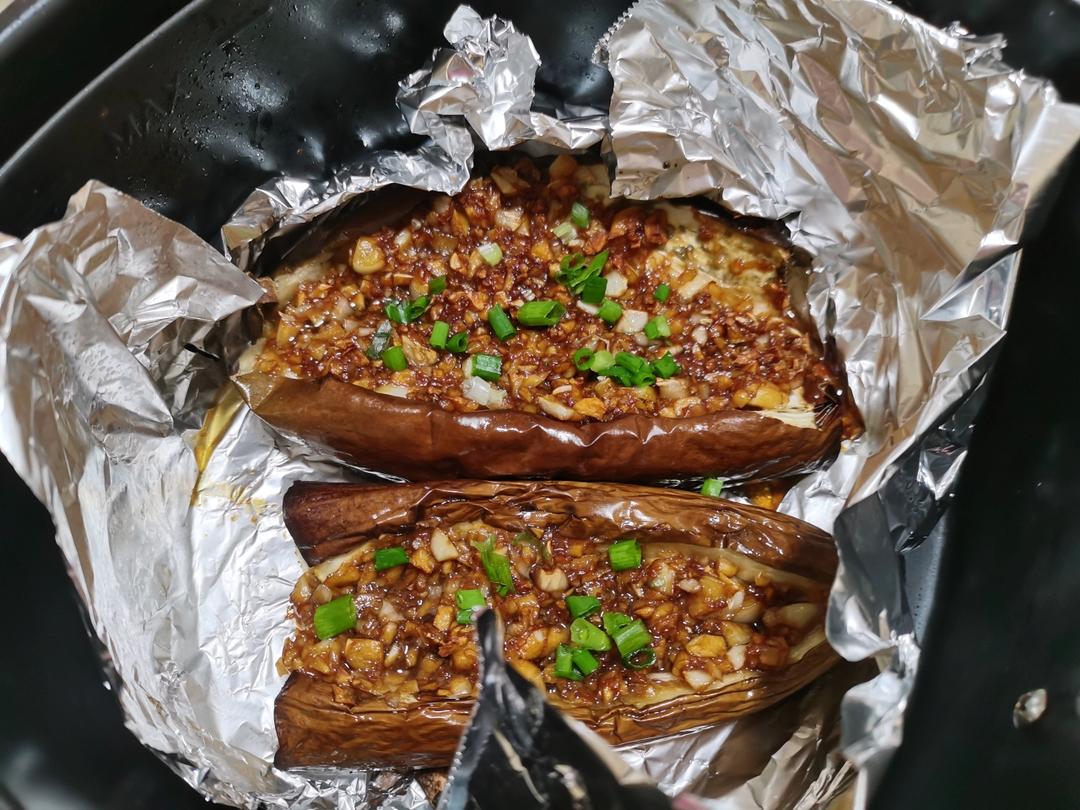 🔥蒜蓉烤茄子🍆｛空气炸锅食谱｝