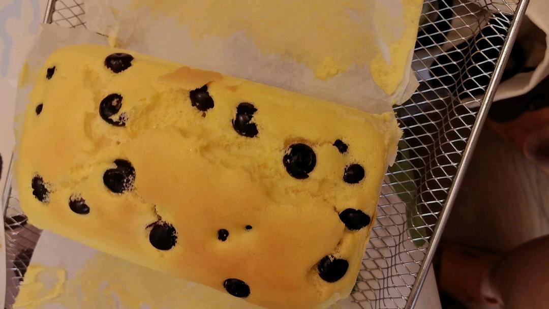 减脂期吃的蓝莓酸奶蛋糕（无油）