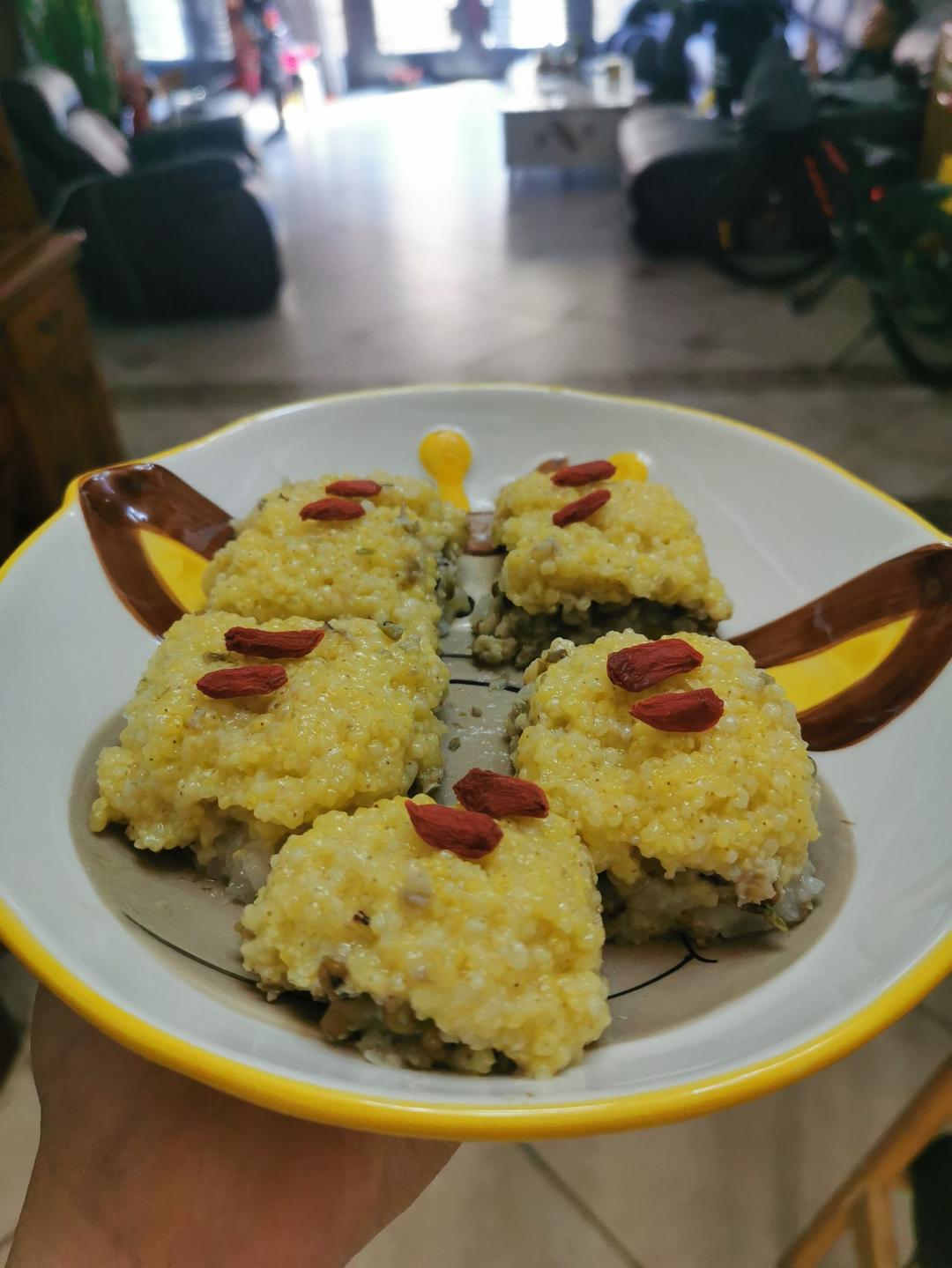 最最最简单版~西贝莜面村的黄米凉糕