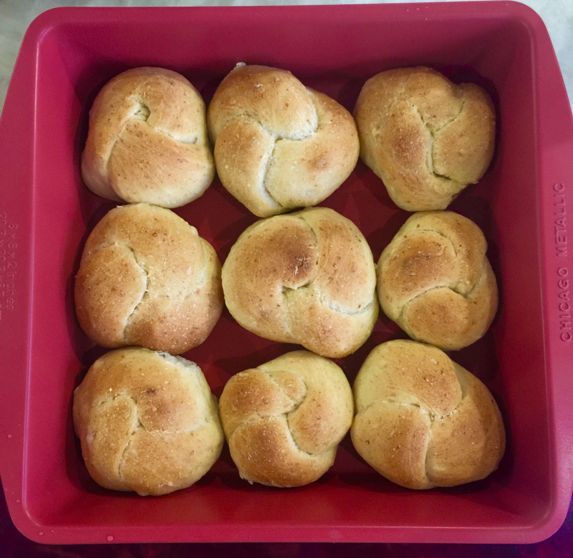 优雅烘焙 2015第83集：香蒜面包结(厨师机版)