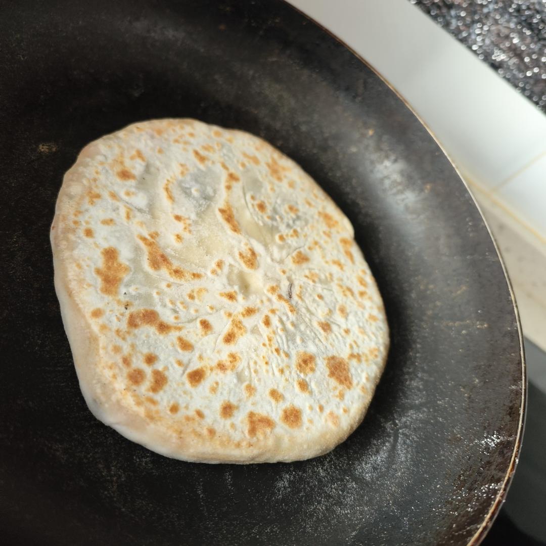 无油烙梅干菜饼