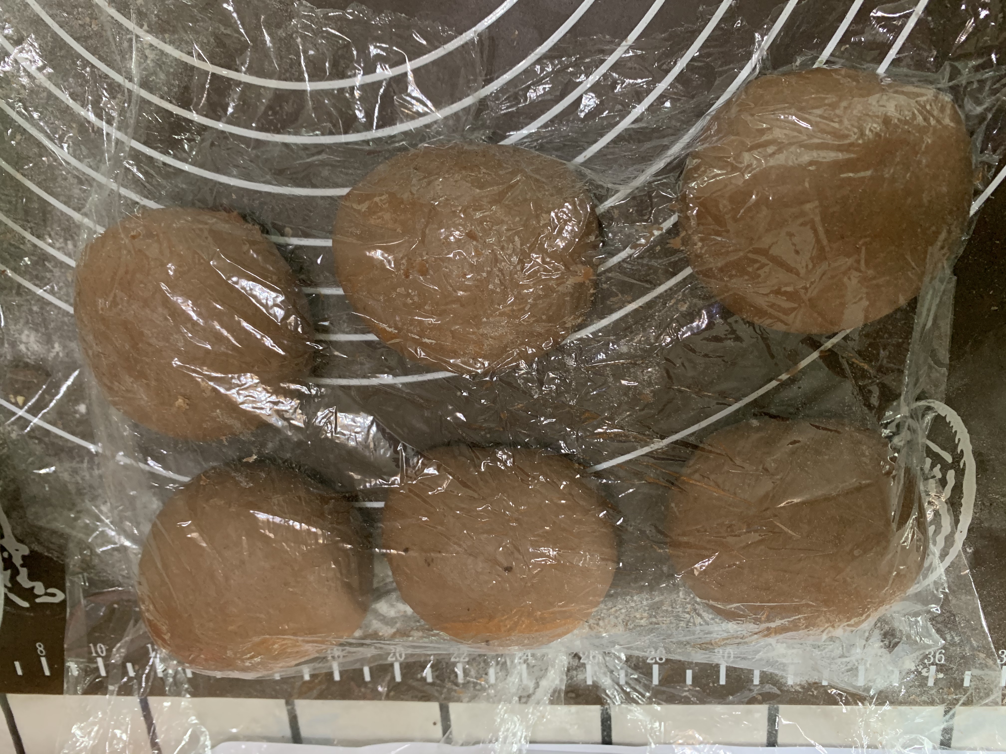 无油低卡低糖可可抹茶紫薯欧包餐包（卡仕达冷藏中种直接法都可的做法 步骤5