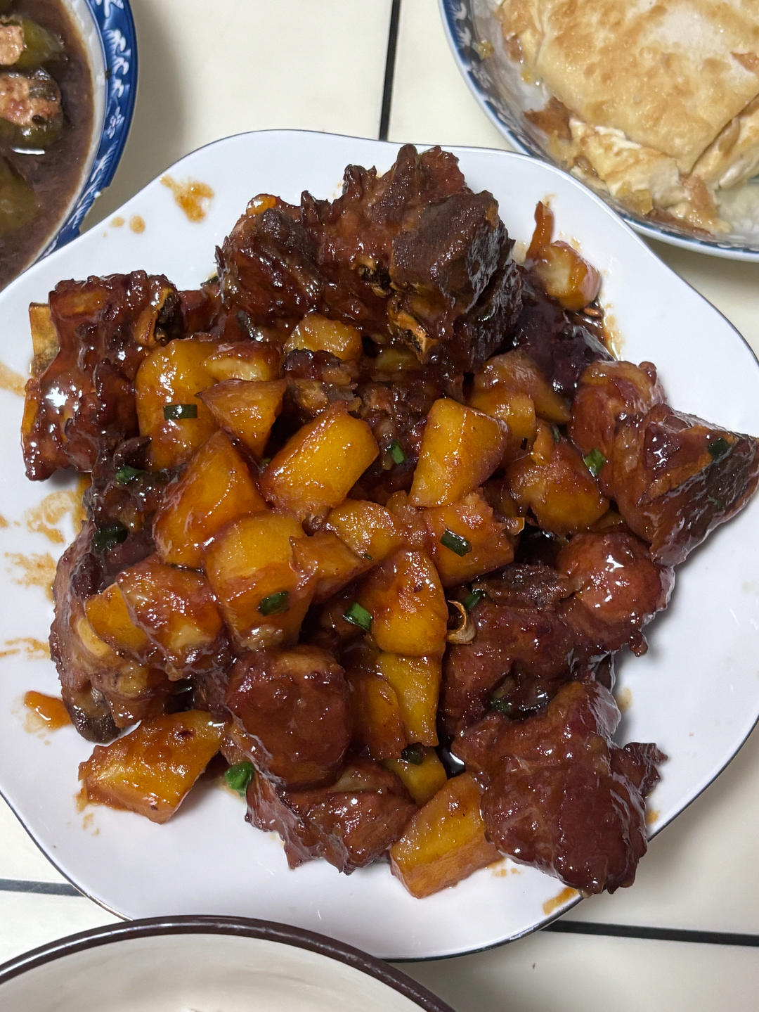 🔥巨好吃的红烧排骨炖土豆❗️懒人版轻松做拿手菜