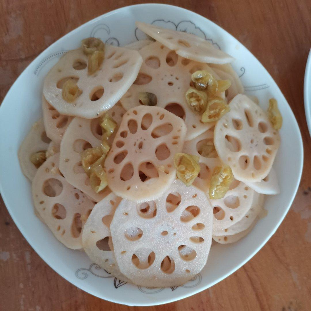 凉拌糖醋藕片