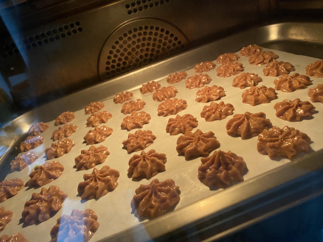 曲奇饼干，完美配方超好挤，酥到不敢碰，一个月还能酥掉渣