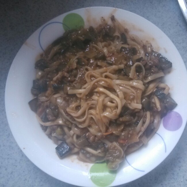 茄子焖面