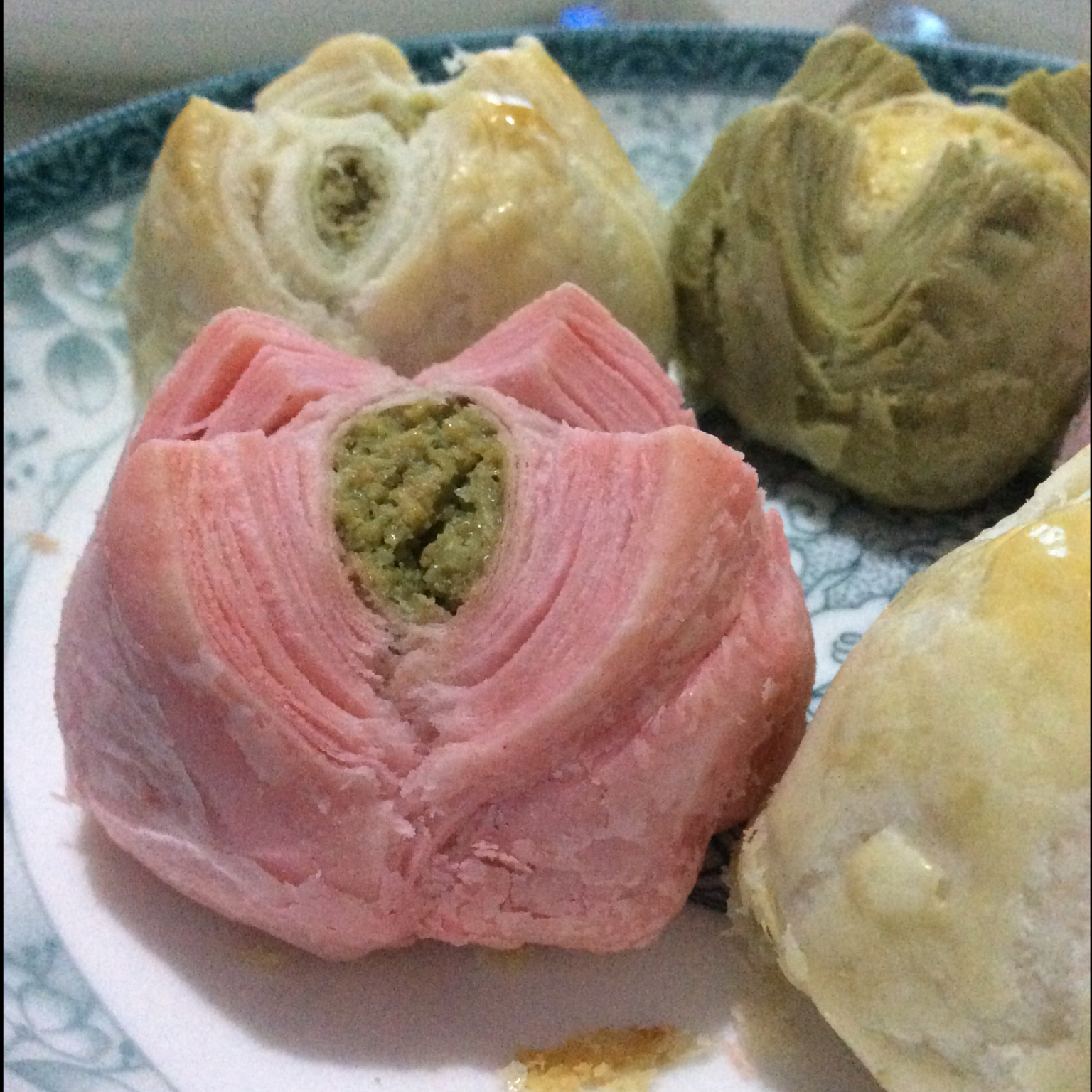 花开富贵之四种口味的椰蓉开口酥