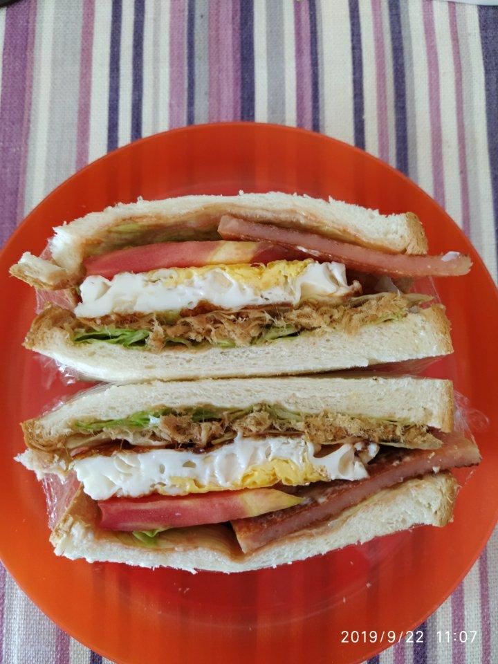上班族👩‍💼自制早餐三明治🥪