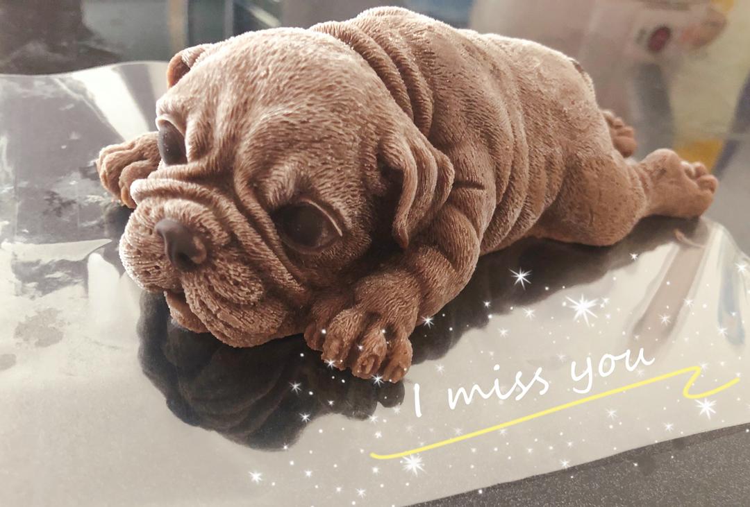 仿真狗狗慕斯蛋糕的做法步骤图 怎么做好吃 我呢呢 下厨房