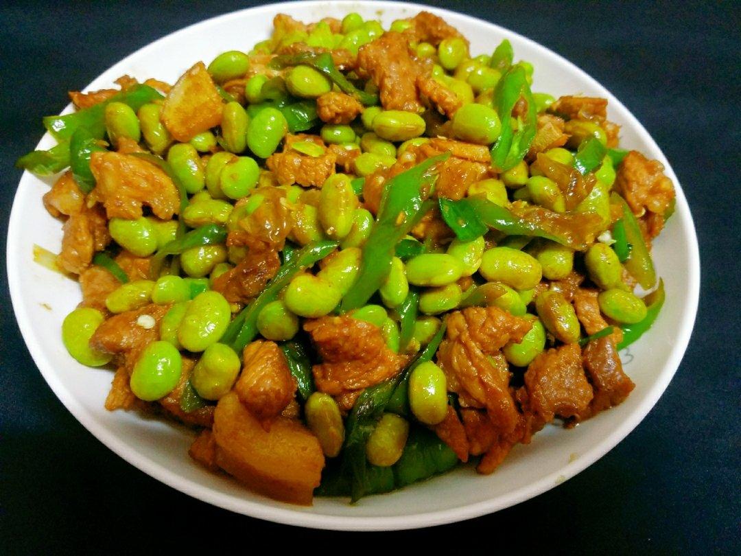 毛豆烧肉