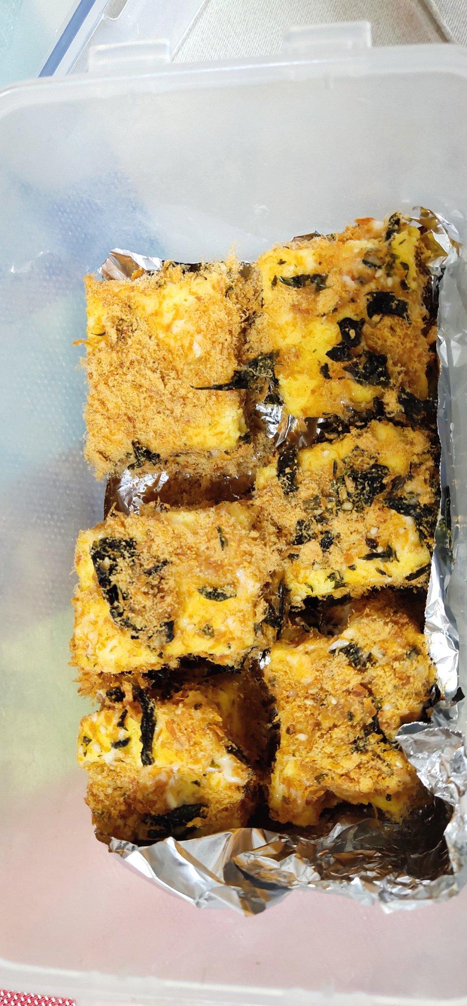 【海苔肉松小贝】酥松香甜，不浪费边角料