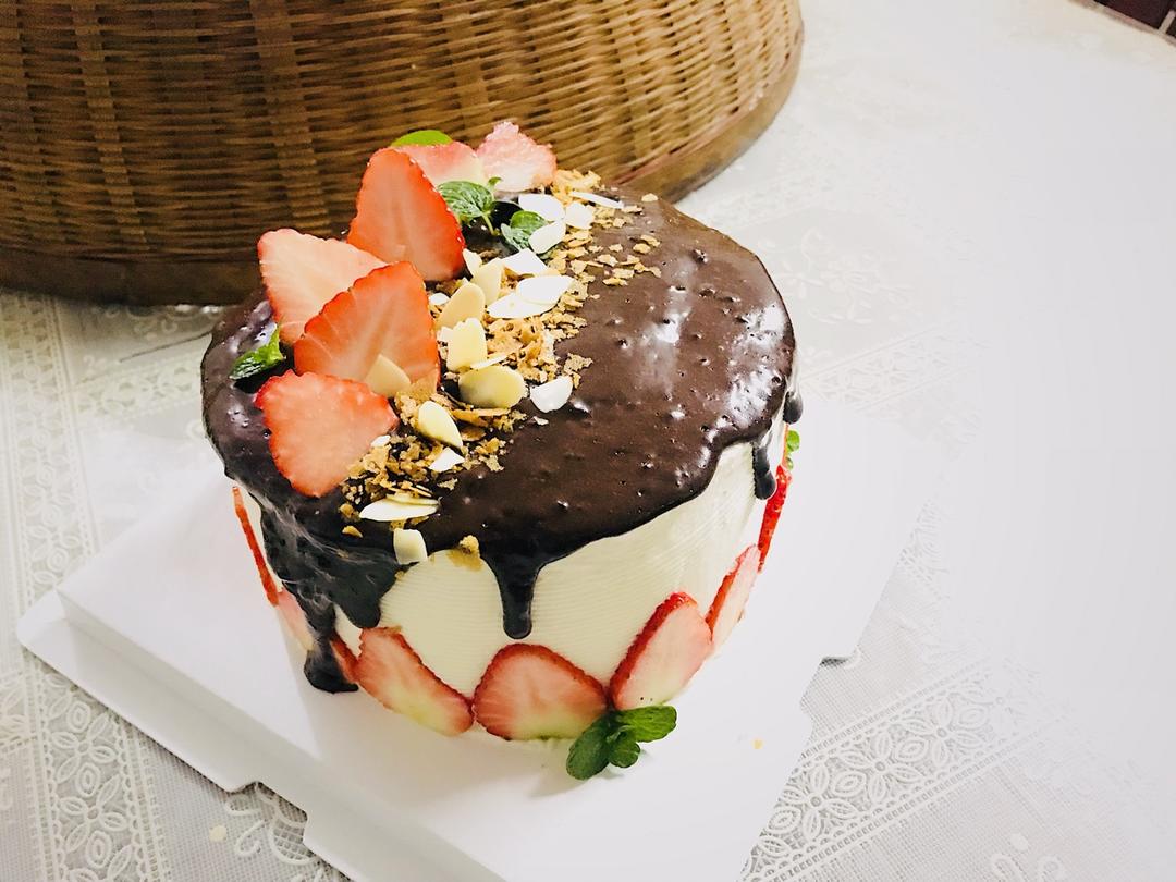 蛋糕淋面之一：甘那许淋面（详细解答淋面太稠的问题）