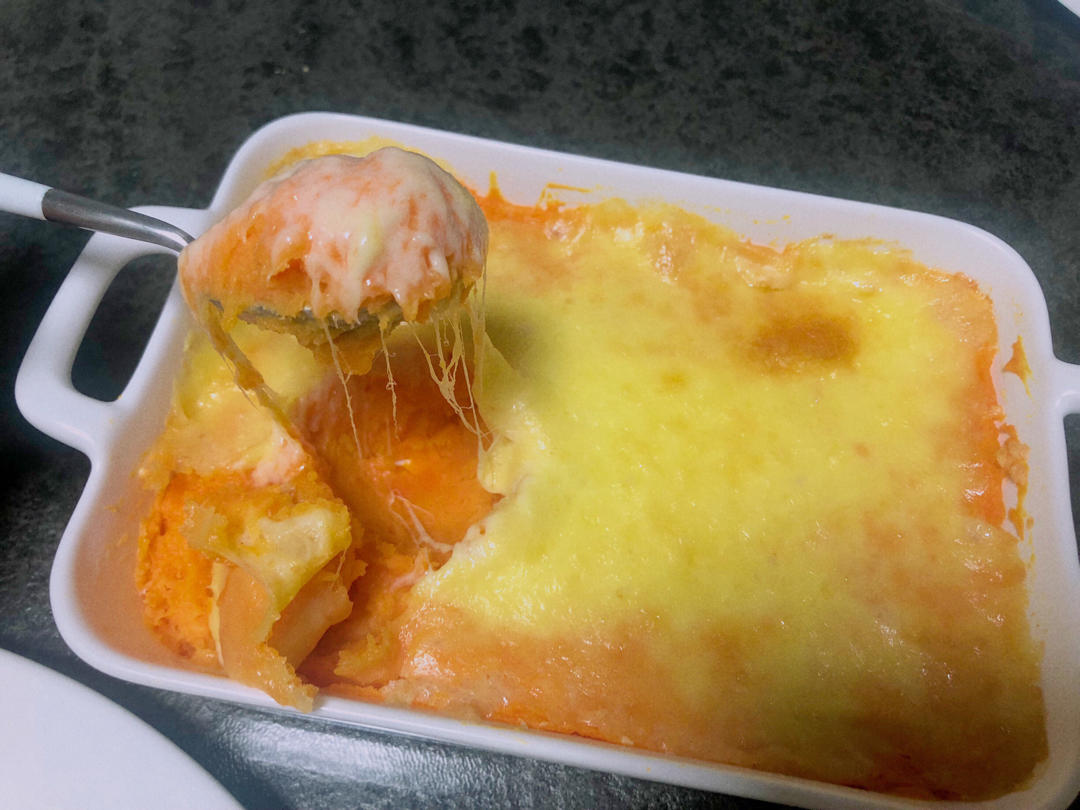 奶香芝士焗红薯