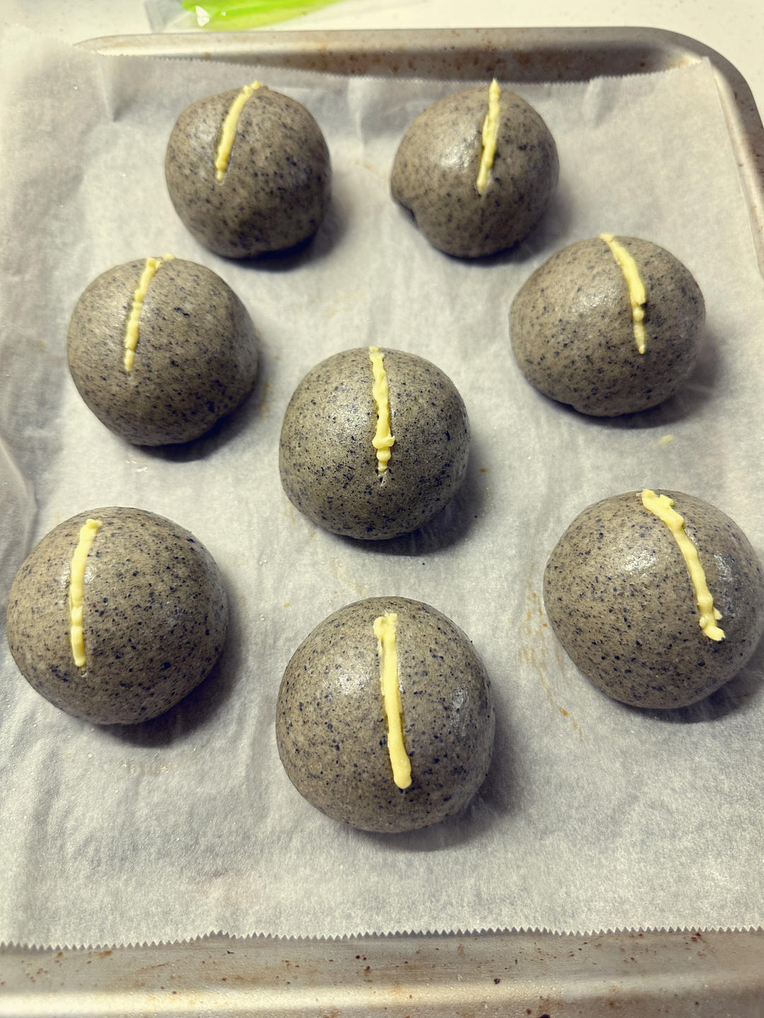 红薯黑芝麻面包球