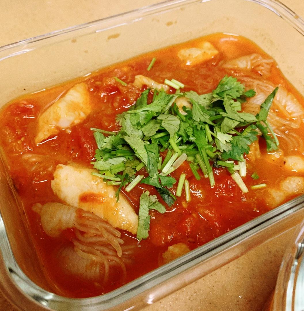 低脂食谱🌟番茄龙利鱼汤🌟低热量高蛋白