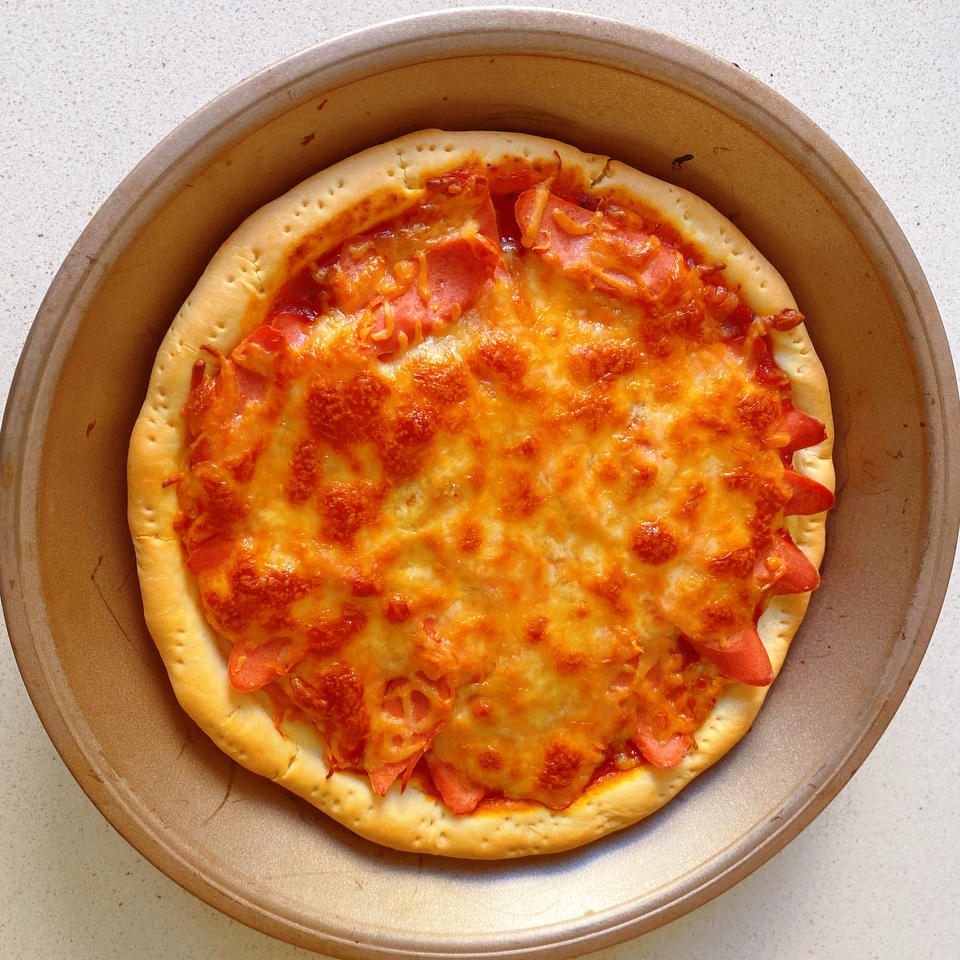 8寸披萨饼皮做法（🉑️厚🉑️薄，🉑️脆🉑️软）4张