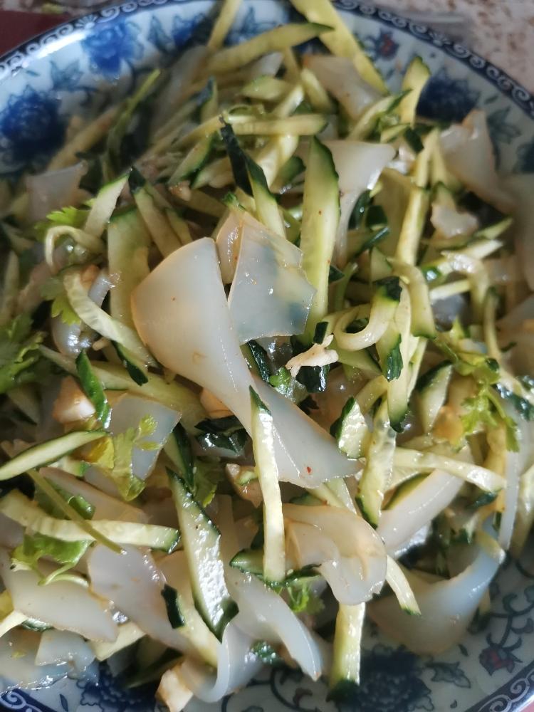 黄瓜拉皮这样拌也好吃爽口