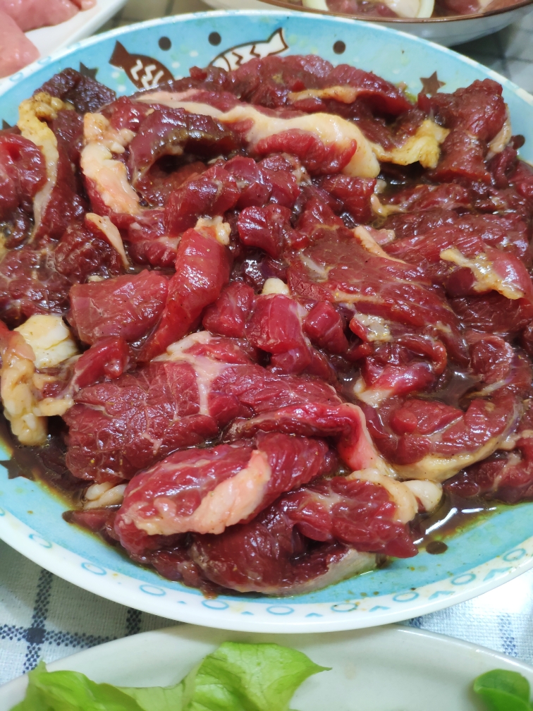 🇰🇷家庭版韩式烤肉👪                🍴（附腌肉秘方）🍻的做法 步骤3