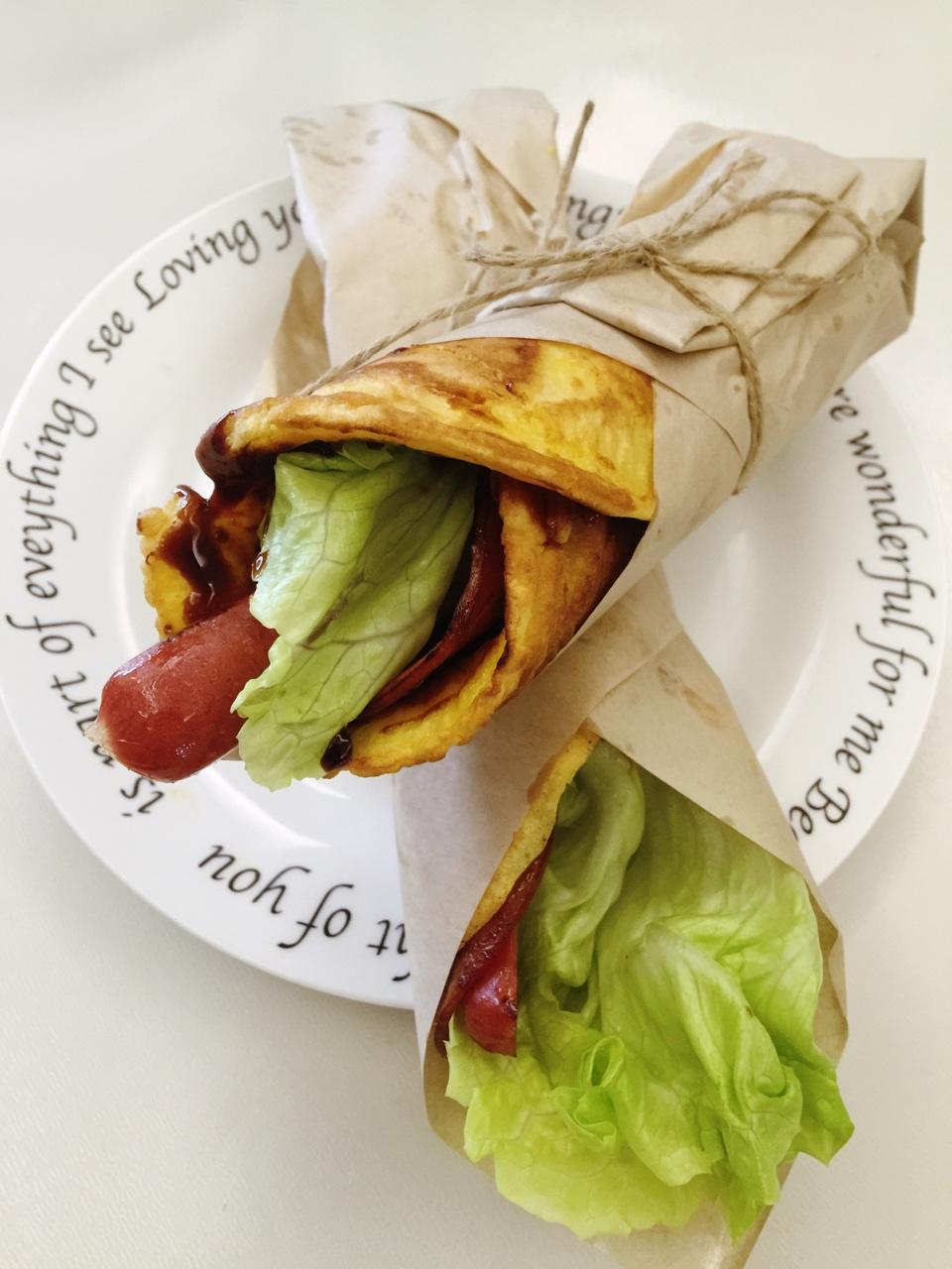 【鸡蛋卷饼】