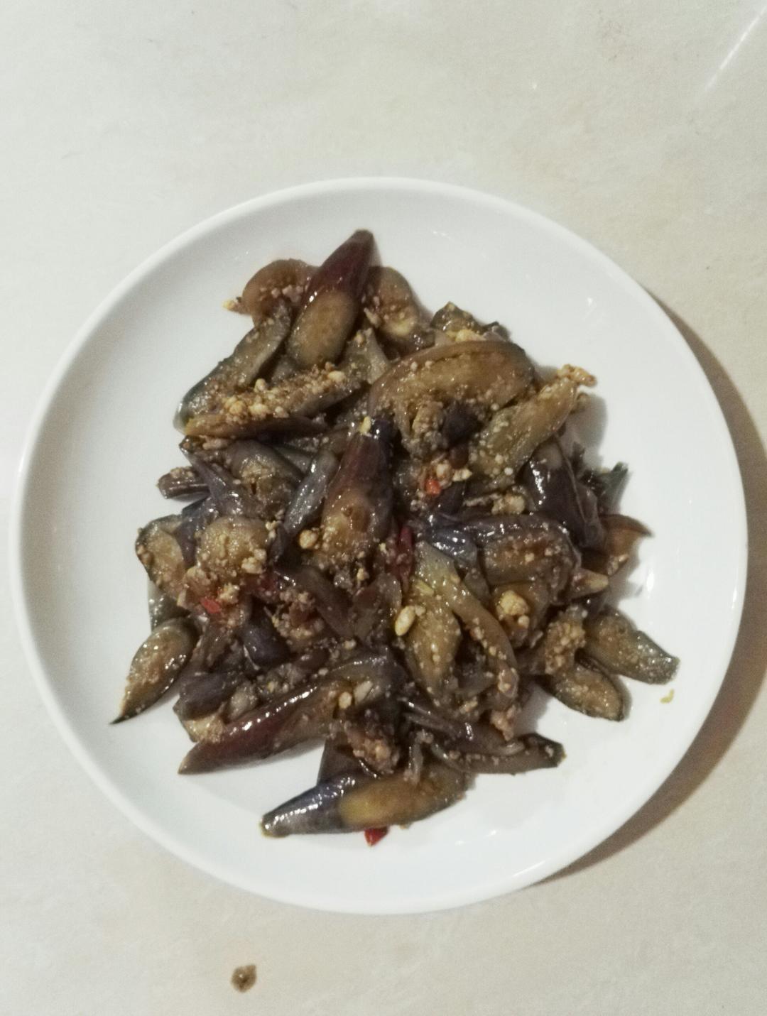 红烧肉沫茄子