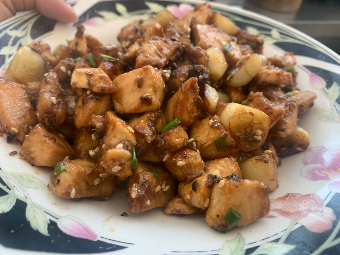 孜然蒜香鸡胸肉