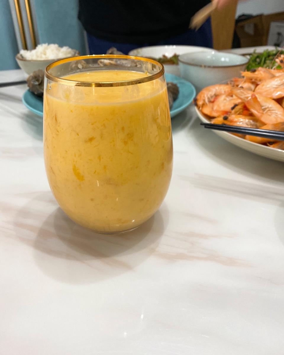 港式甜品——杨枝甘露(芒果西米露)附芒果花切法