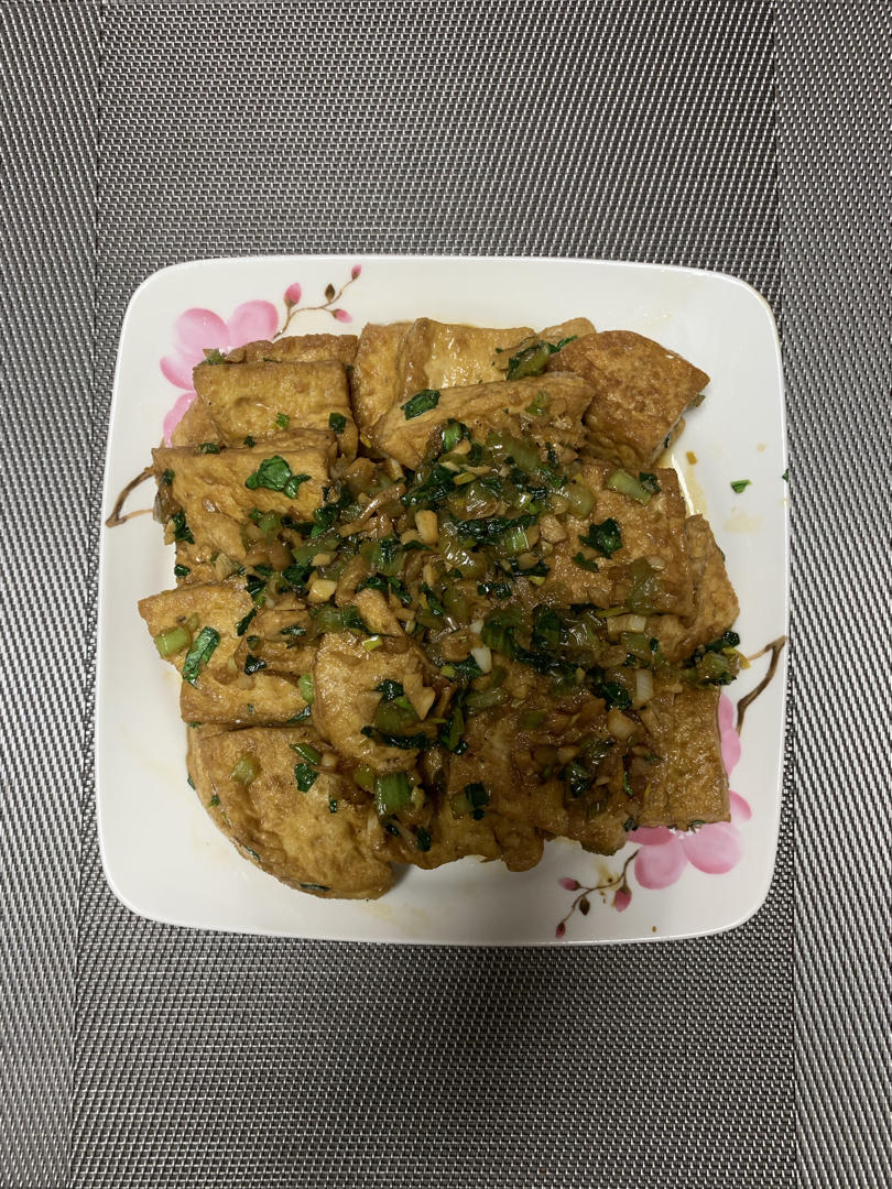 蒜香煎豆腐 炒鸡无敌美味