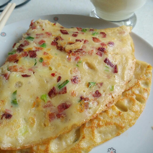 葱花鸡蛋饼