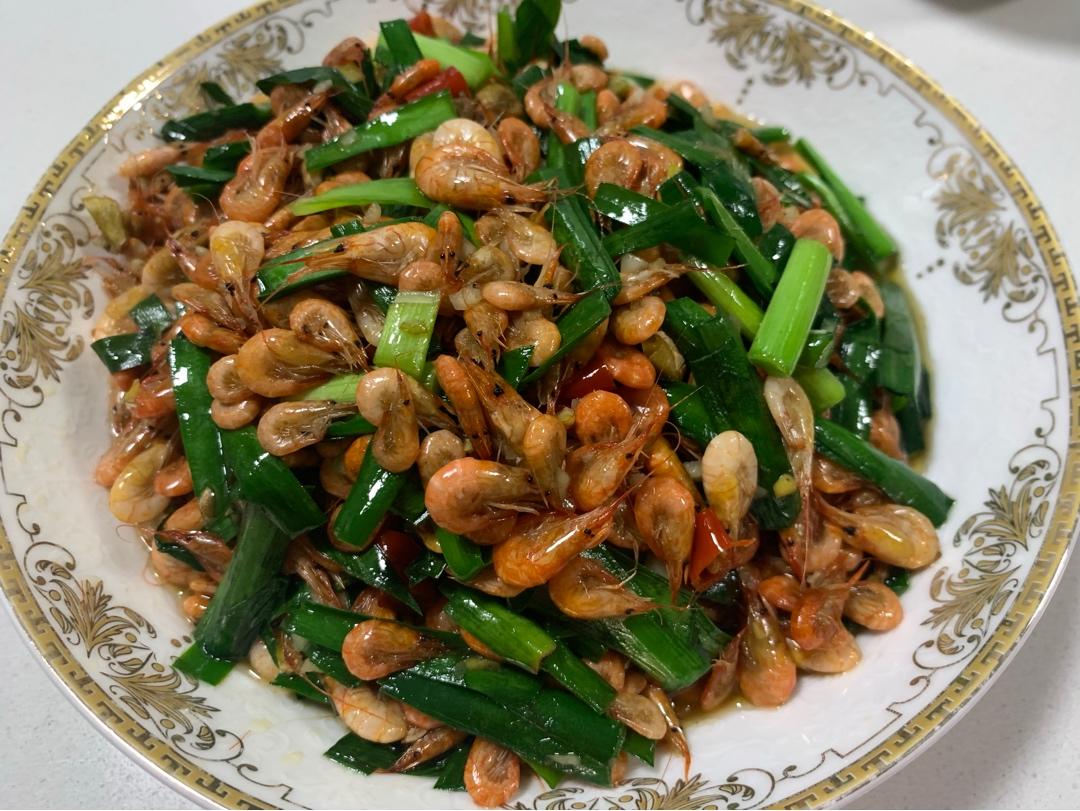韭菜炒虾米