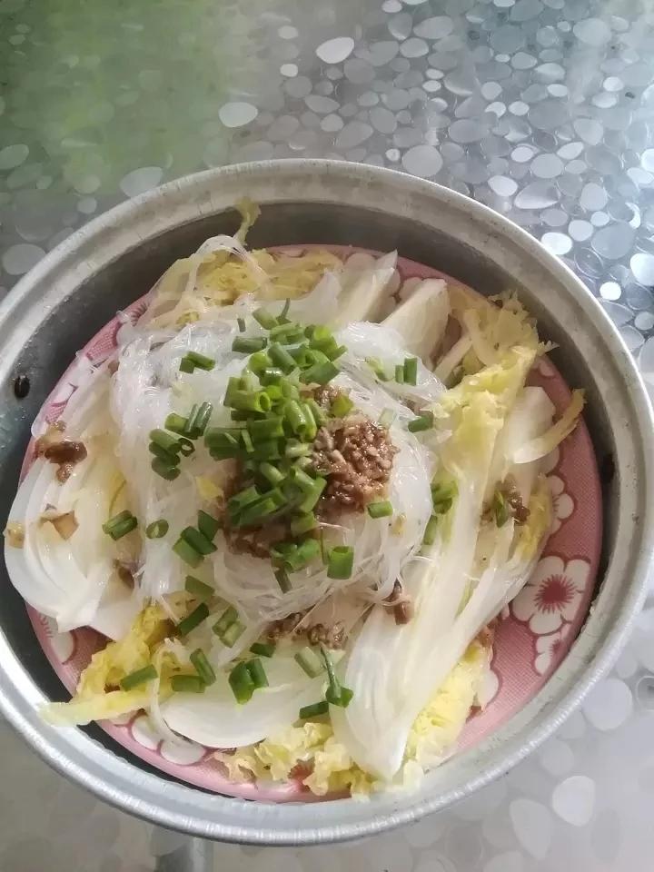 粉丝蒸娃娃菜