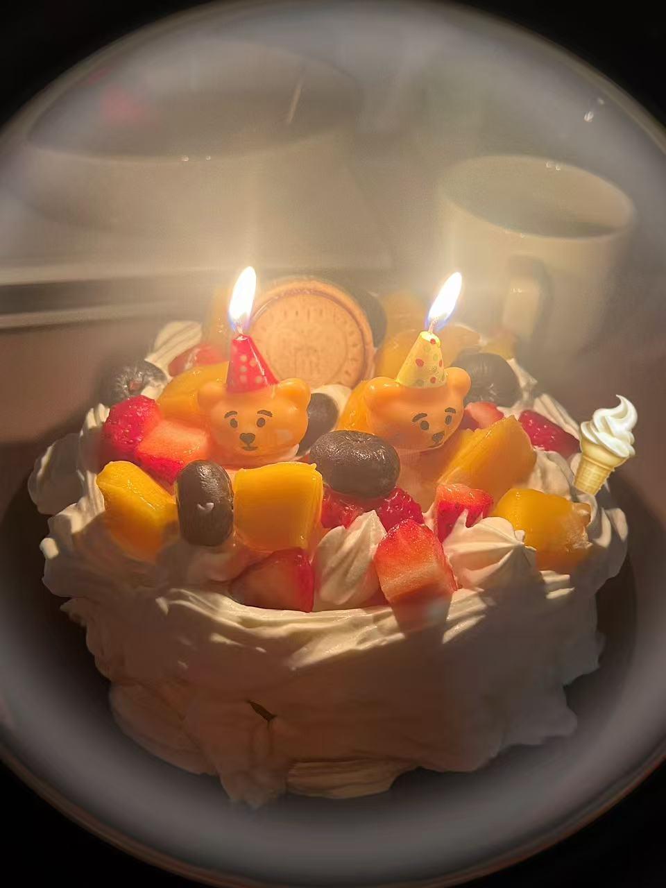 最容易成功的6寸草莓戚风蛋糕，新手最容易的裱花