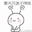 整天沉迷于挣钱