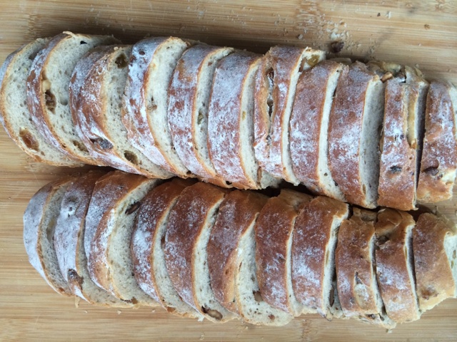 全麦葡萄干面包