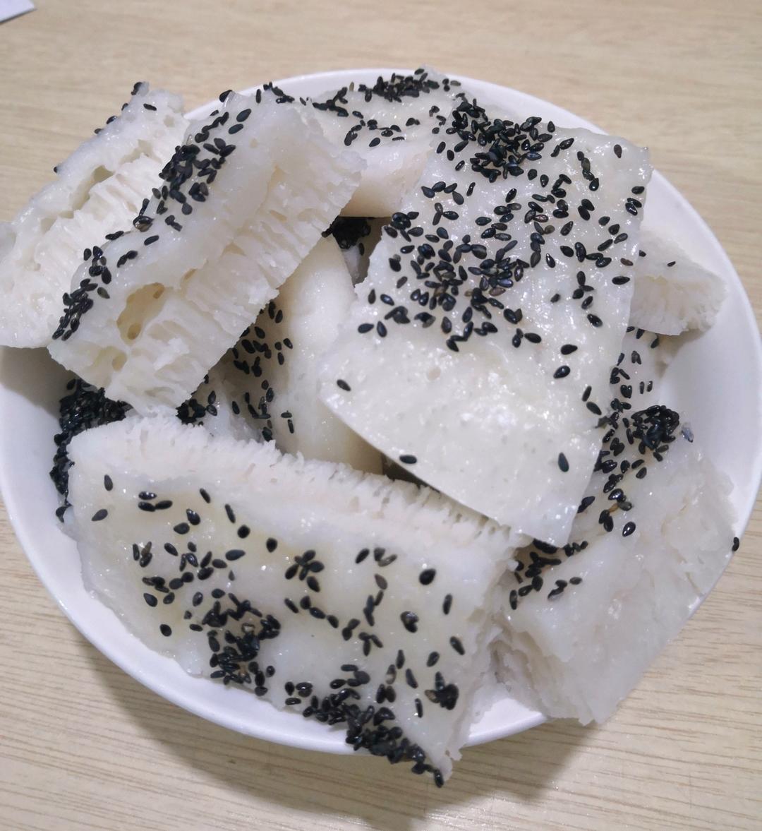白糖糕，广东伦教糕，材料简单，爽口清甜