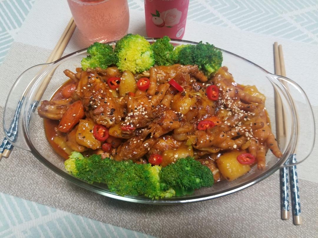 胖哥俩鸡翅明虾煲