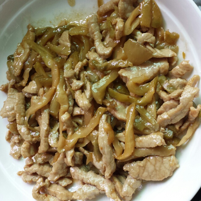榨菜肉丝
