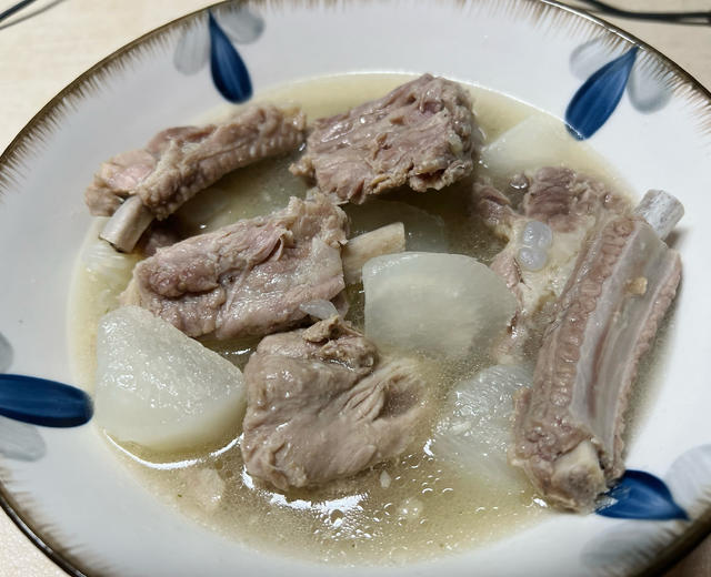 清炖萝卜排骨的做法