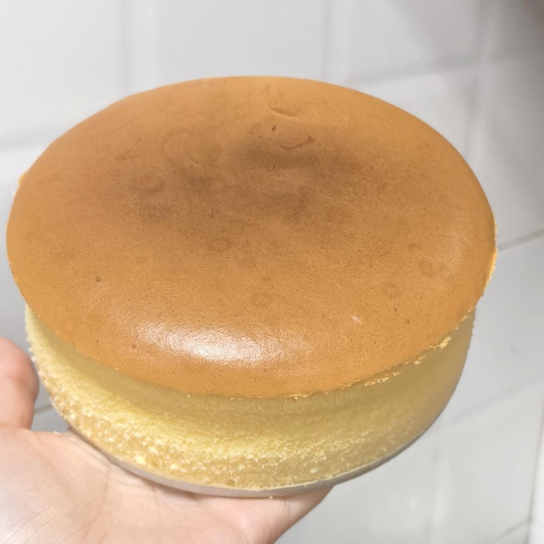 8寸轻乳酪蛋糕不开裂不缩腰