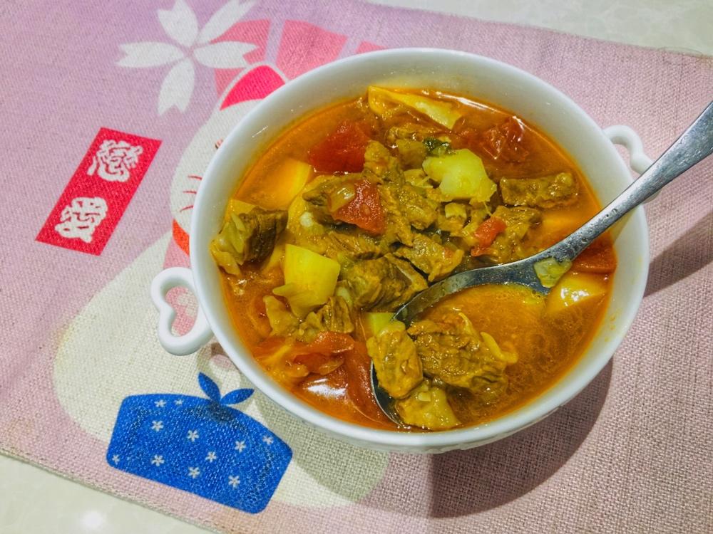 【番茄土豆炖牛腩】