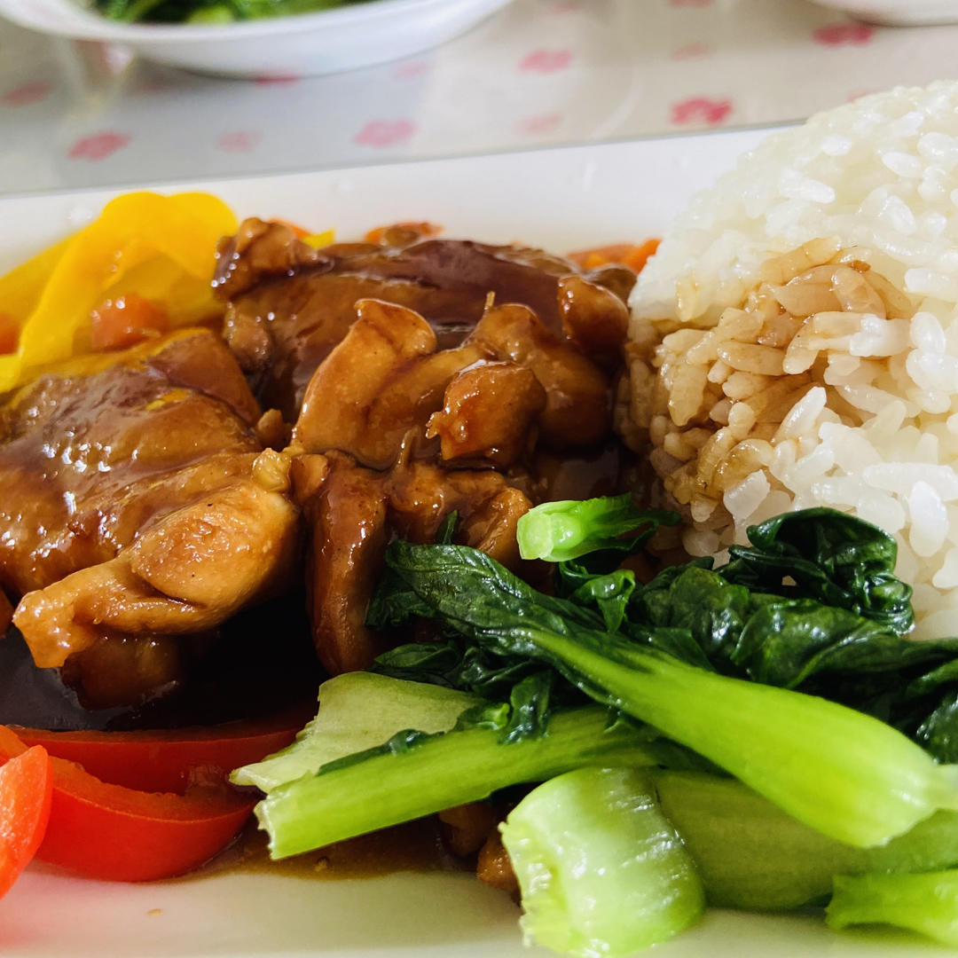 照烧鸡腿饭