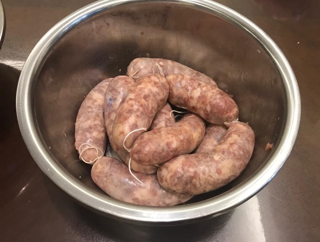 自制脆皮小香肠