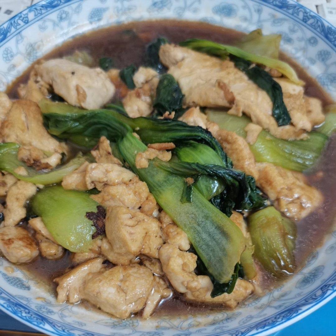 青菜炒豆腐