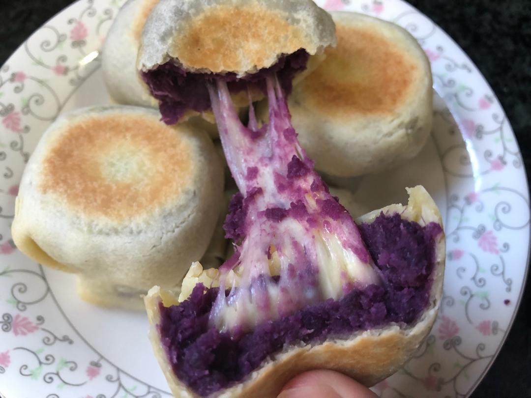 【爆浆紫薯仙豆糕】