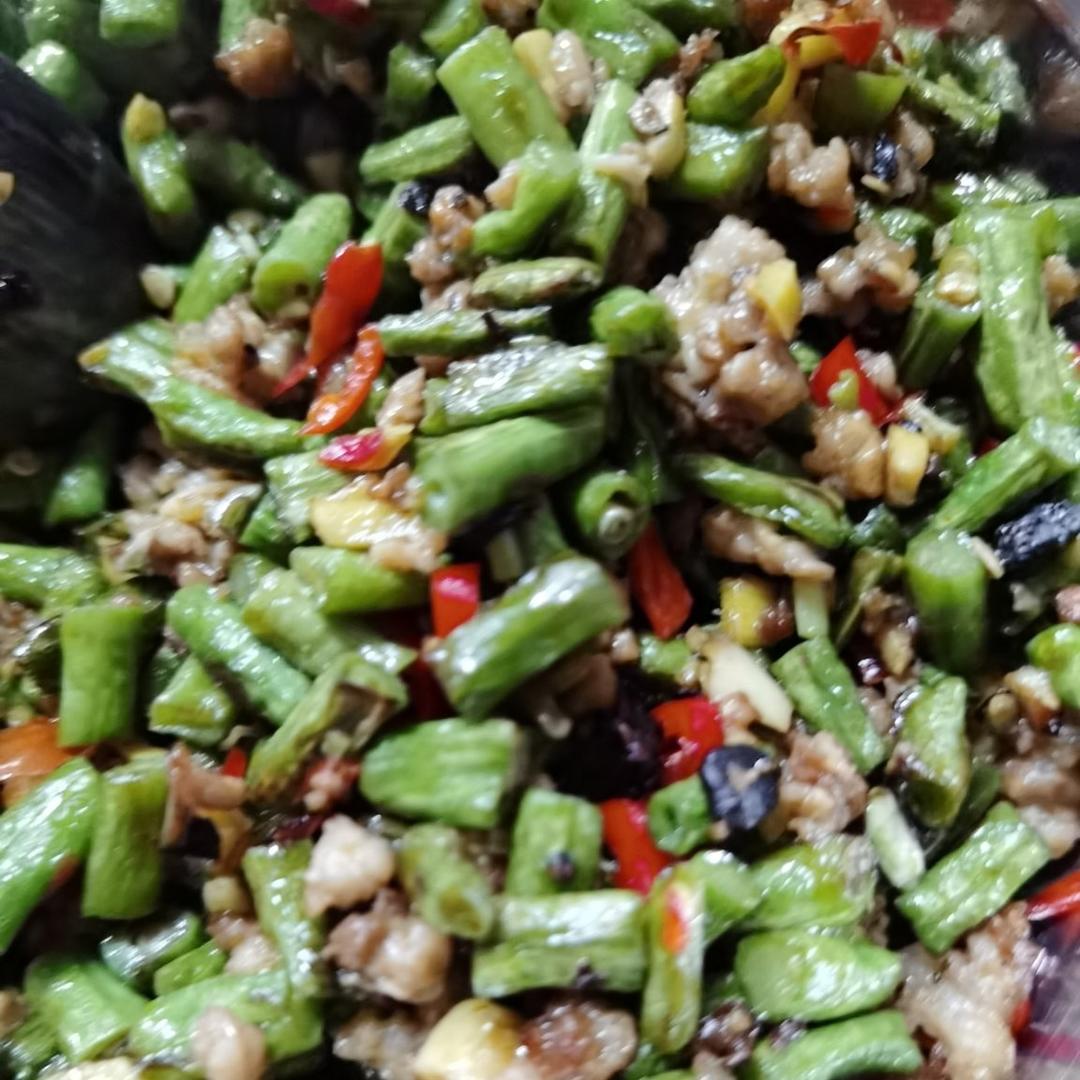 超下饭豇豆炒肉末
