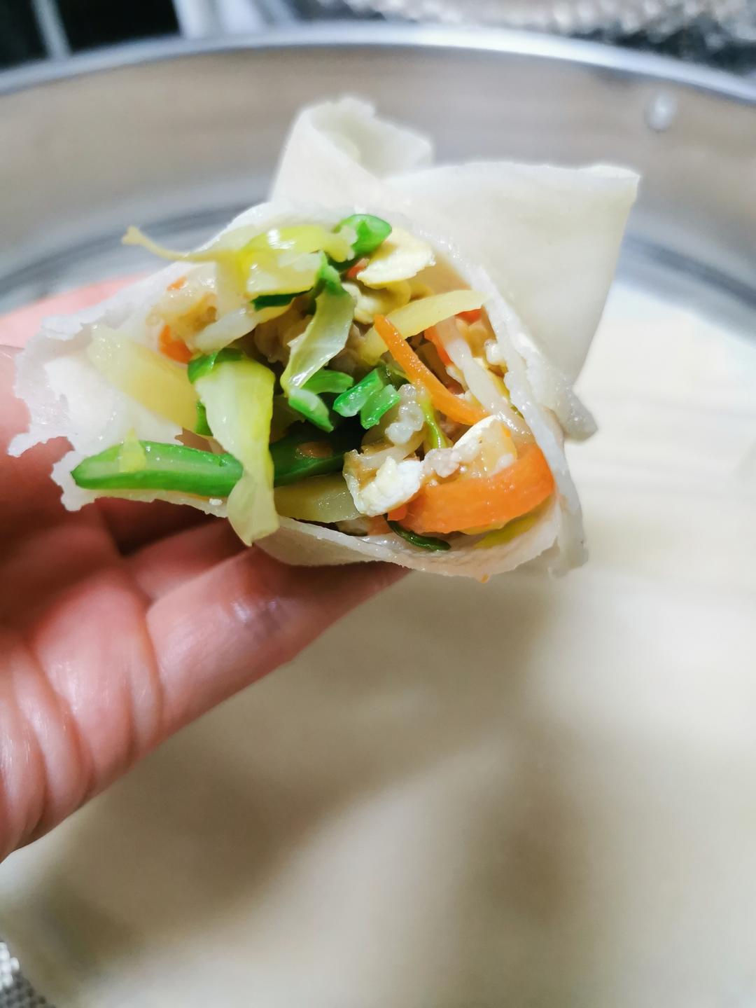 春饼   轻松一次做出十几张的春饼皮