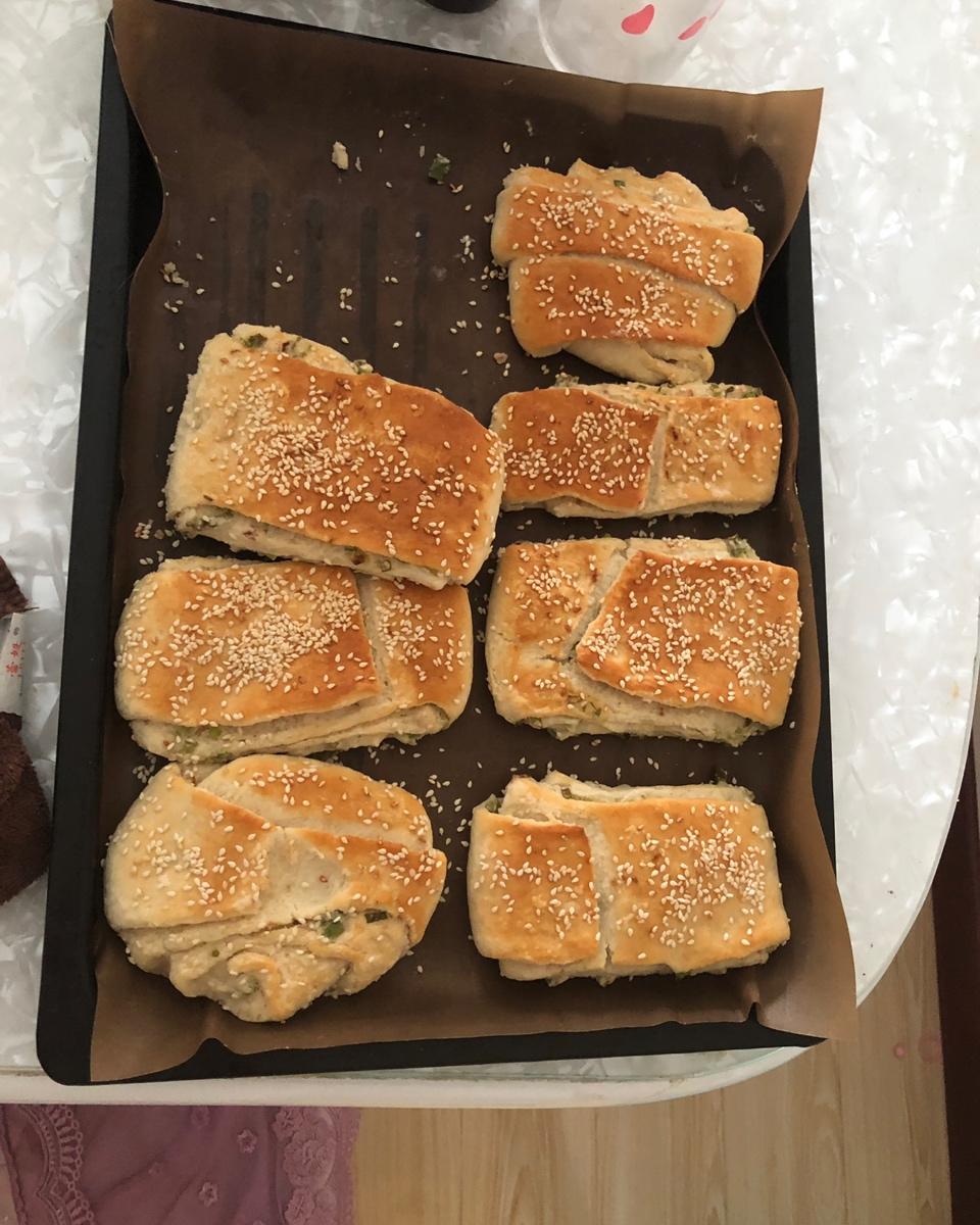 家常葱油烤饼