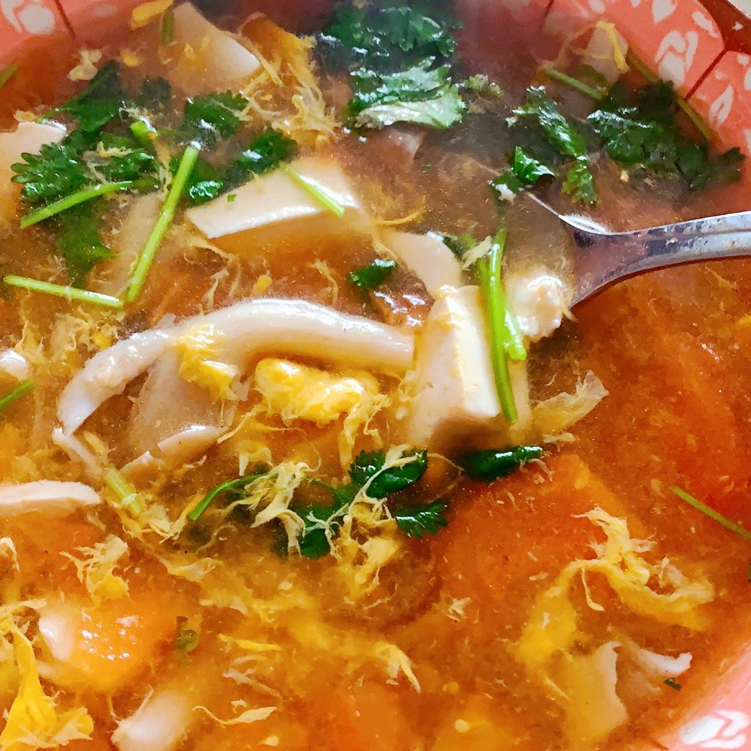 菌菇豆腐减脂汤的做法