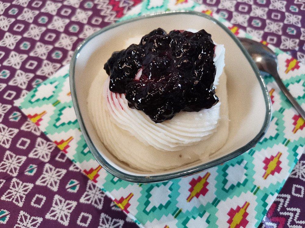 超级简单的蓝莓山药