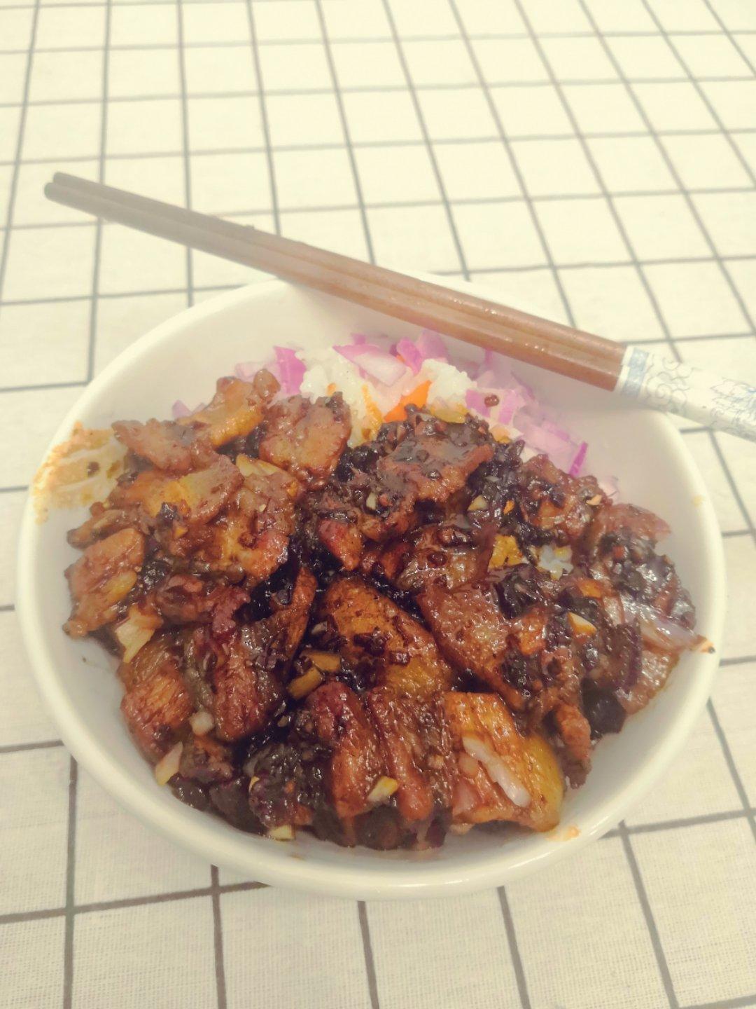烤五花肉盖饭